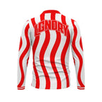 LGNDRY FC — RED WAVE LONG-SLEEVE JERSEY
