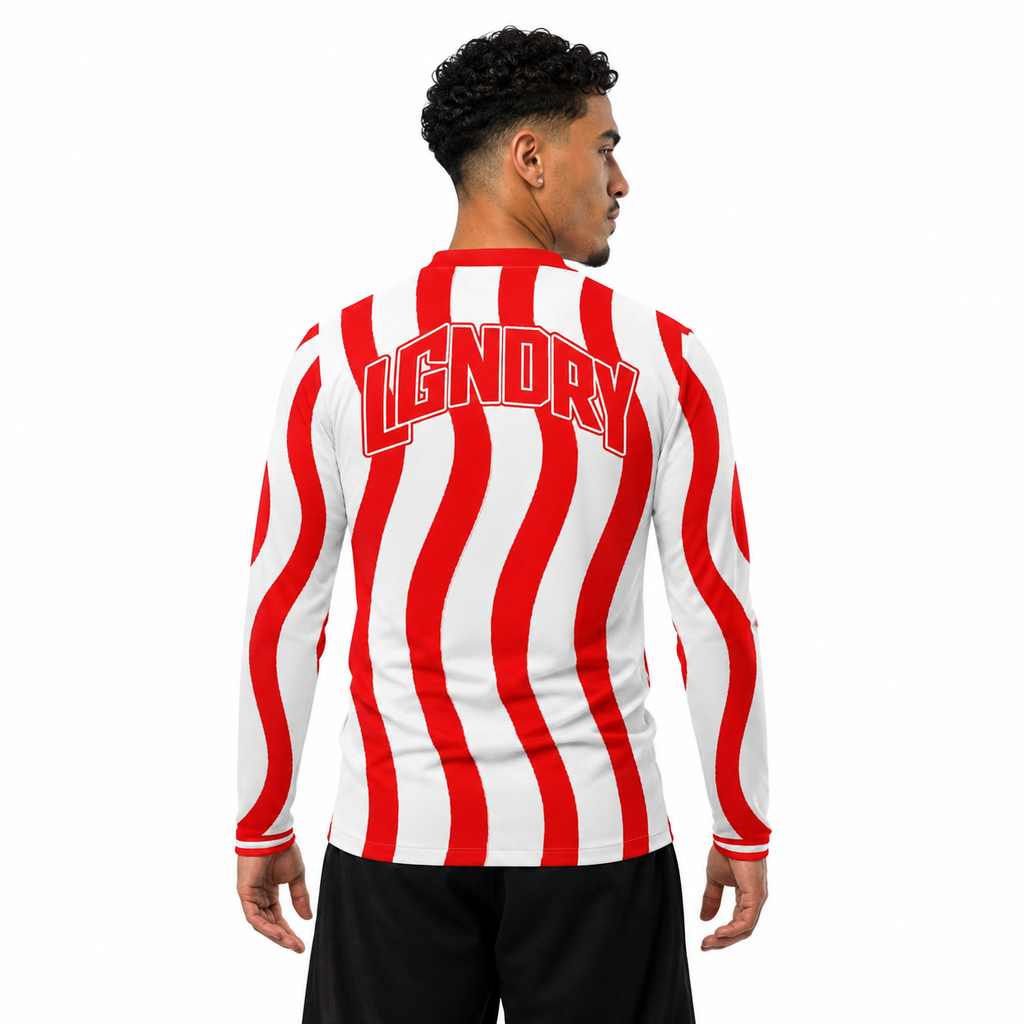 LGNDRY FC — RED WAVE LONG-SLEEVE JERSEY