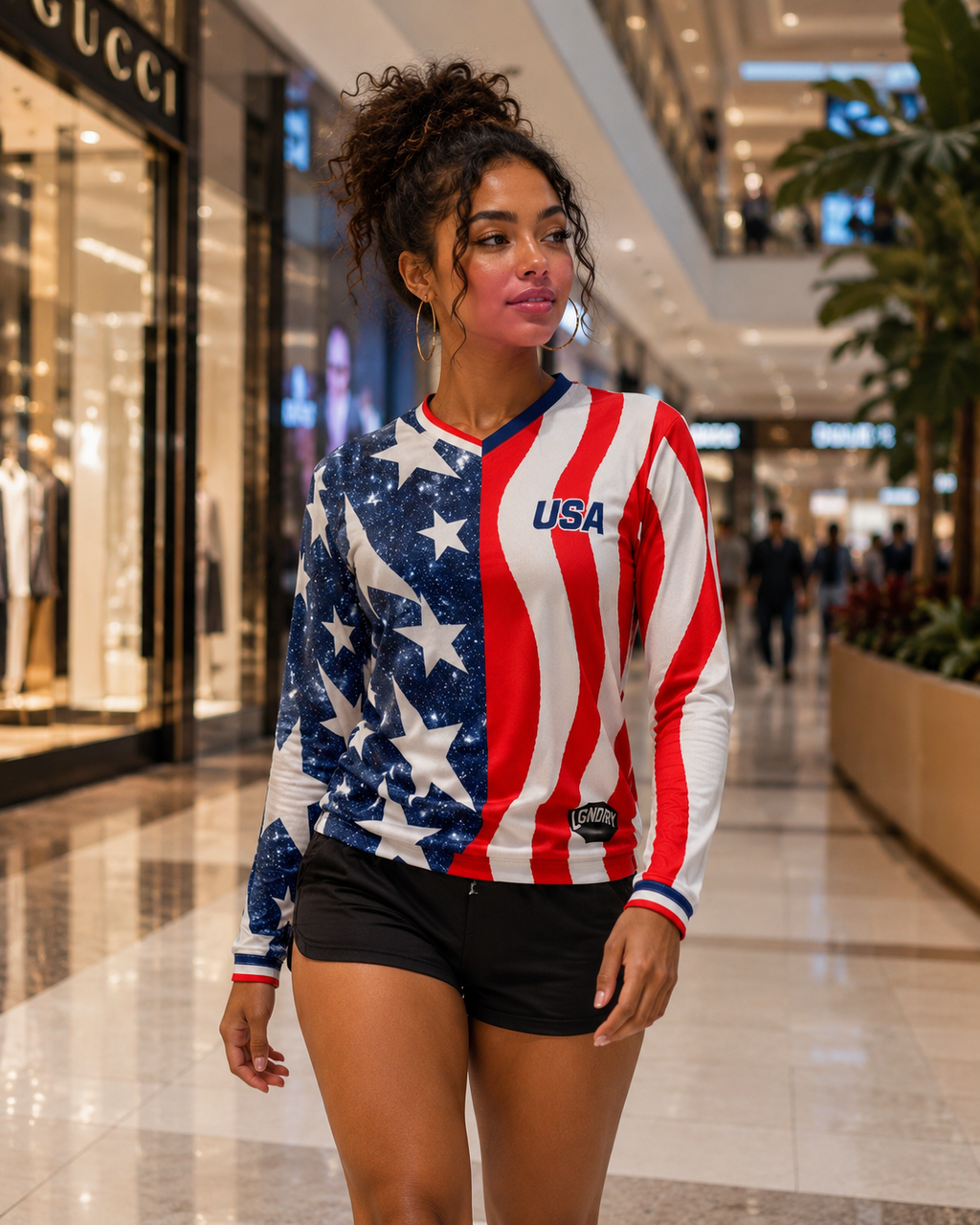 LGNDRY FC — Stars & Stripes Long Sleeve Jersey