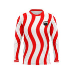 LGNDRY FC — RED WAVE LONG-SLEEVE JERSEY