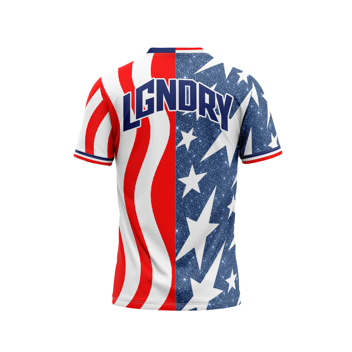 LGNDRY FC — Stars & Stripes Shorts Sleeve Jersey